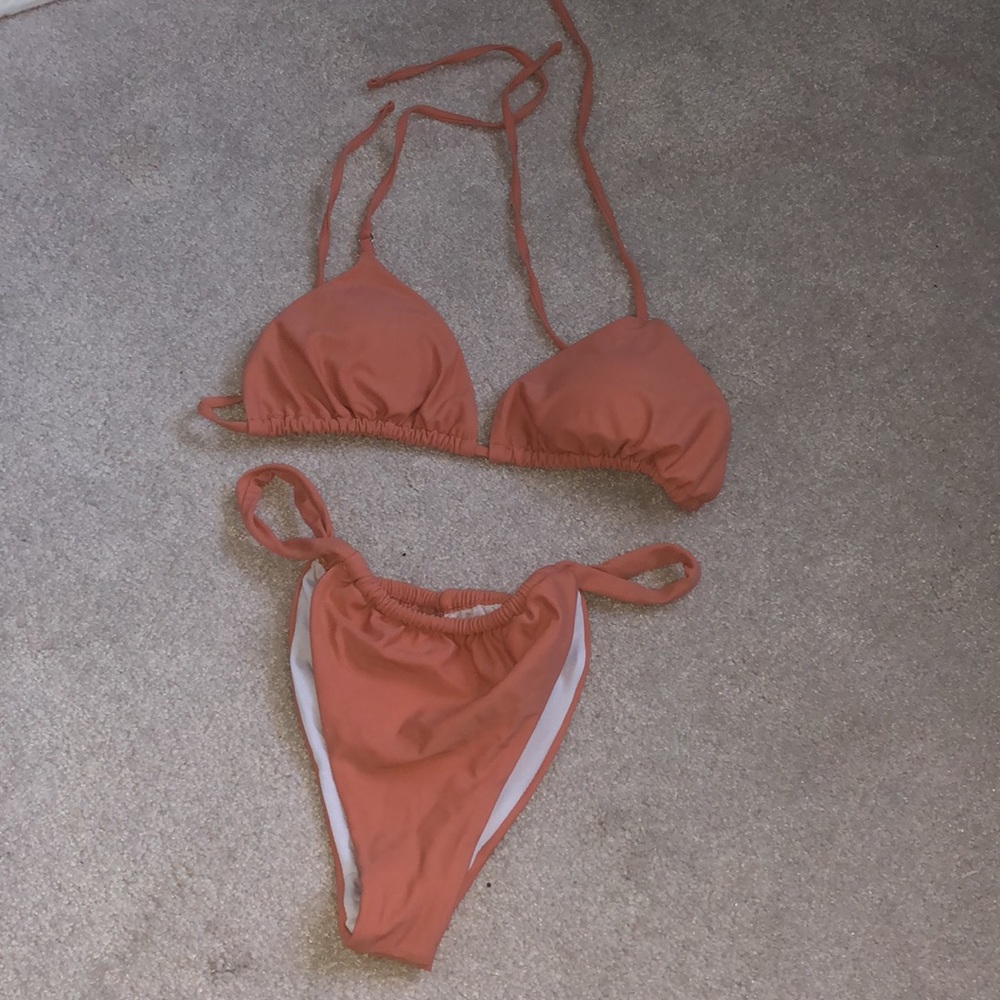 SHEIN Orange Bikini Set